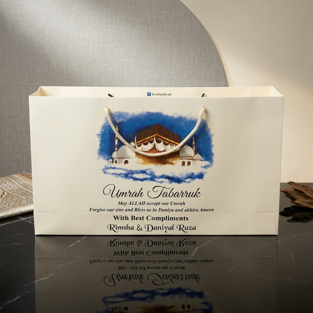 Medium Umrah Tabarruk name gift bags-100127