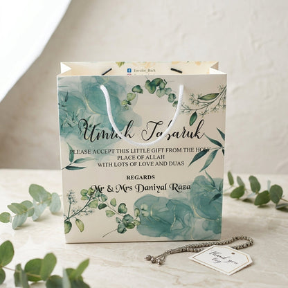 Small Umrah Tabarruk name gift bags-100143